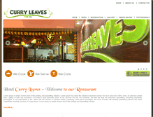 Tablet Screenshot of hotelcurryleaves.com